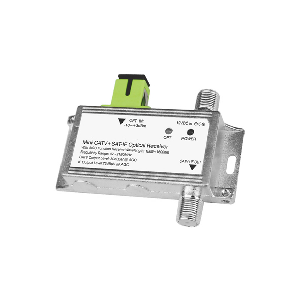 CATV-FTTH Optical-Electrical Converter with 4-Way Splitter